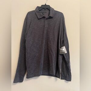 Men’s Saks Fifth Avenue Long Sleeve Polo – Size XXL